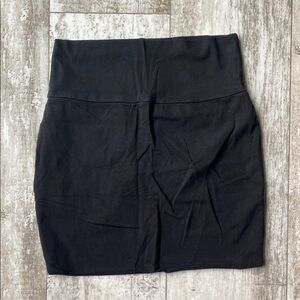 Ambiance Black Mini Pencil Skirt